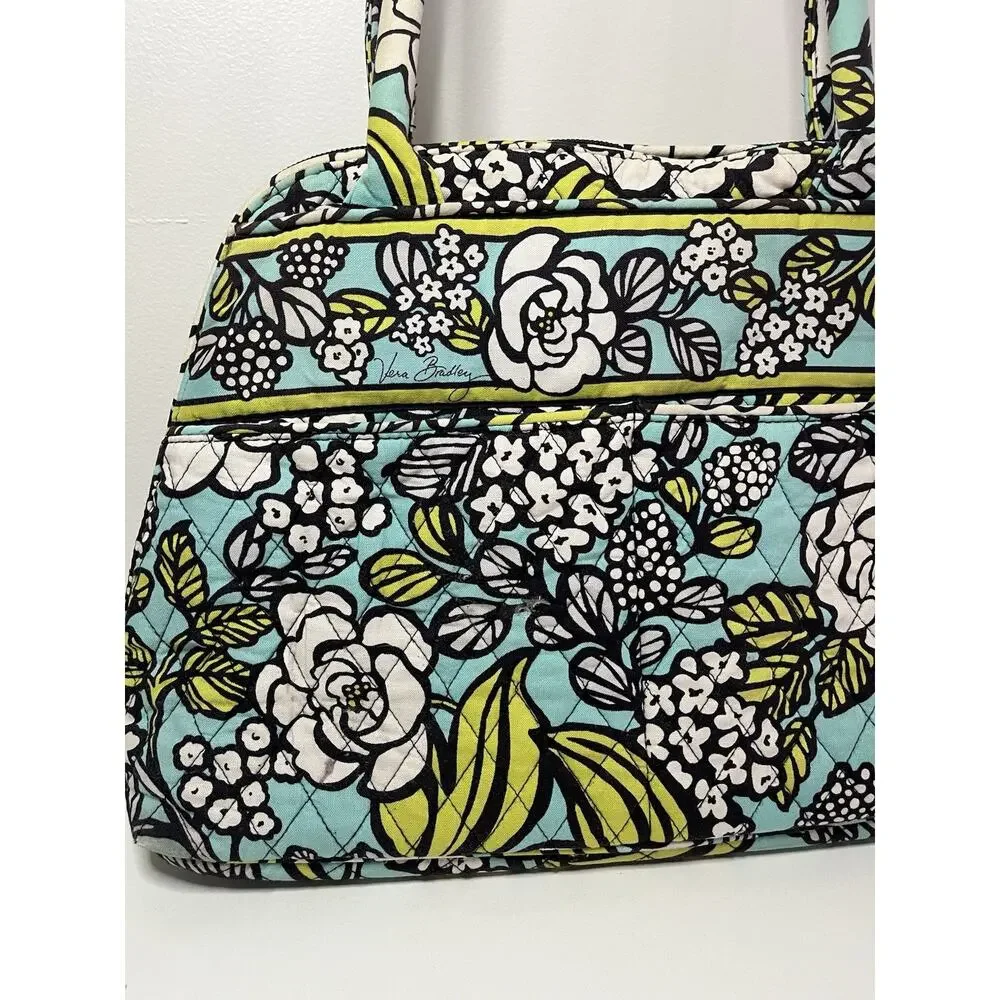 Vera Bradley RETIRED ISLAND BLOOMS Bowler Handbag Shoulder Purse Bag